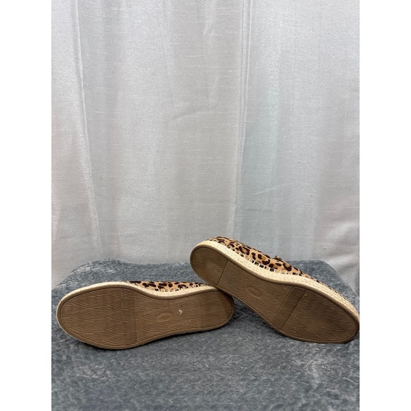 Dr. Scholls Leopard Print Espadrille Slip-On Sneakers BE Energized Foam Tan 8.5M - Picture 6 of 8